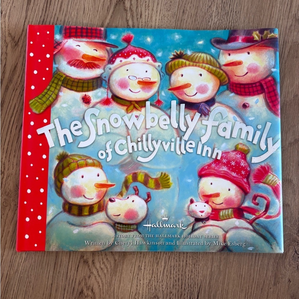 Hallmark Holiday Books "The Snowbelly Family" Beautiful Illustrations Hardcover